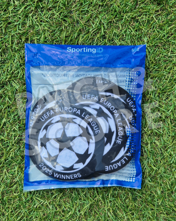 Original Player Issue 2025-26 UEFA Europa League Winner 2025 Patch | Sporting ID Original Player Issue 2025-26 UEFA Europa League Winner 2025 Patch | Sporting ID