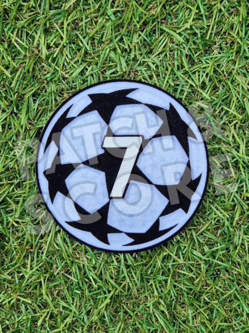 Original Player Issue 2024-2027 UEFA Champions League AC Milan Starball Patch | Sporting ID
