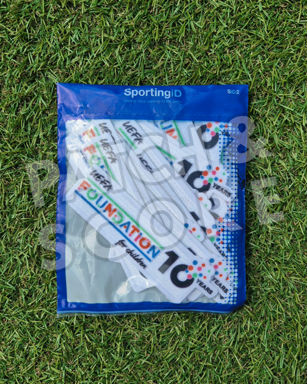 UEFA Foundation 10th Anniversary Patch Sporting ID Original Player Issue 2025-26 UEFA Foundation 10th Anniversary Patch | Sporting ID