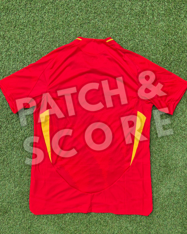 Adidas Spain 2024 Sample Authentic Home shirt M back Adidas "Spain Olympics 2024" Authentic Template Home Shirt Size Medium