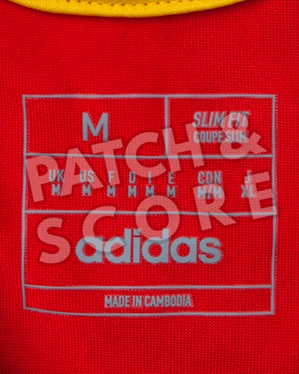 Adidas Spain 2024 Sample Authentic Home shirt M size Adidas "Spain Olympics 2024" Authentic Template Home Shirt Size Medium