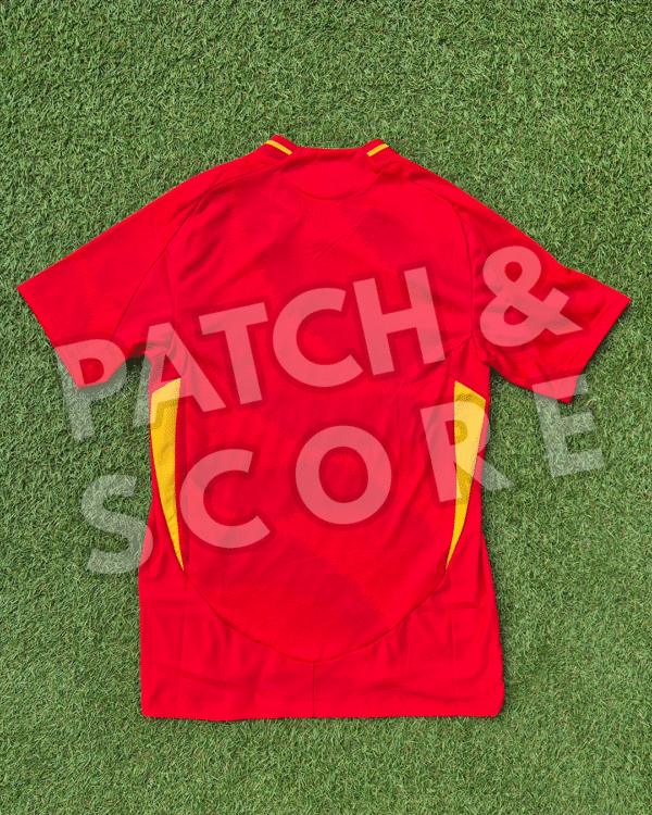Adidas Spain 2024 Sample Authentic Home shirt back Adidas "Spain Olympics 2024" Authentic Template Home Shirt Size Small