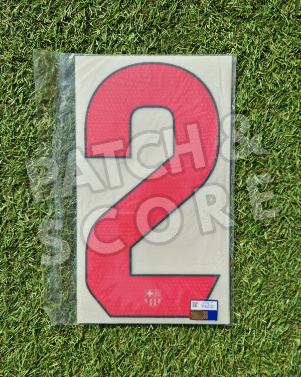 Curbarsi 24-25 away number Original Player Issue 2024-25 FC Barcelona Curbarsí La Liga Away Name Set | Stahls TPT