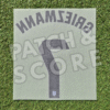 Griezmann 25-26 la liga home name set back Original Player Issue 2025-26 Atletico Madrid Griezmann La Liga Home Name Set | Stahls TPT