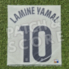 Lamine yamal 25-26 la liga away name set Original Player Issue 2025-26 FC Barcelona Lamine Yamal La Liga Away Name Set | Stahls TPT