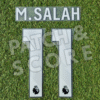 Original Player Issue M. Salah Premier League 2023-2026 Name Set White Original Player Issue M. Salah Premier League 2023-2026 Name Set White