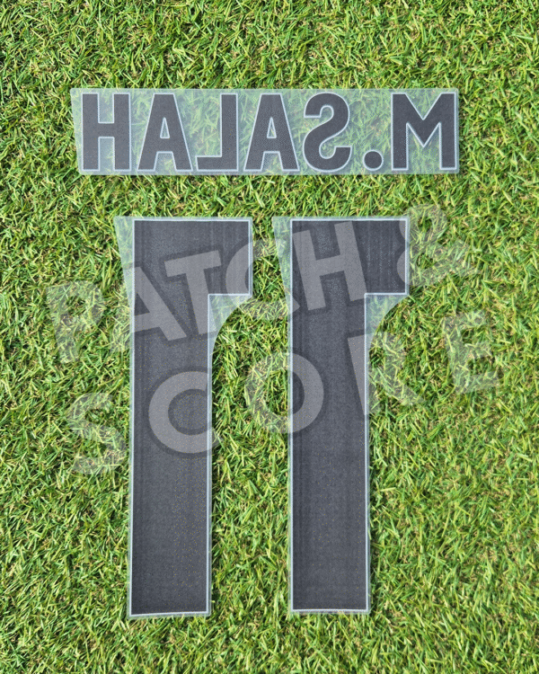 Original Player Issue M. Salah Premier League 2023-2026 Name Set White back Original Player Issue M. Salah Premier League 2023-2026 Name Set White